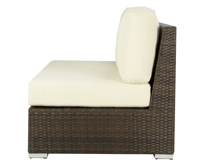 DecoScape Lucaya Wicker Outdoor Armless Loveseat