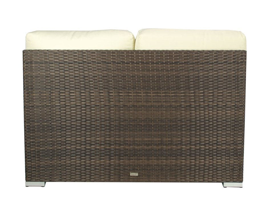 DecoScape Lucaya Wicker Outdoor Armless Loveseat