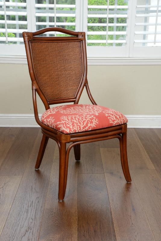 Alexander & Sheridan Serengeti Rattan Indoor 5 Piece Dining Set with Armless Chairs