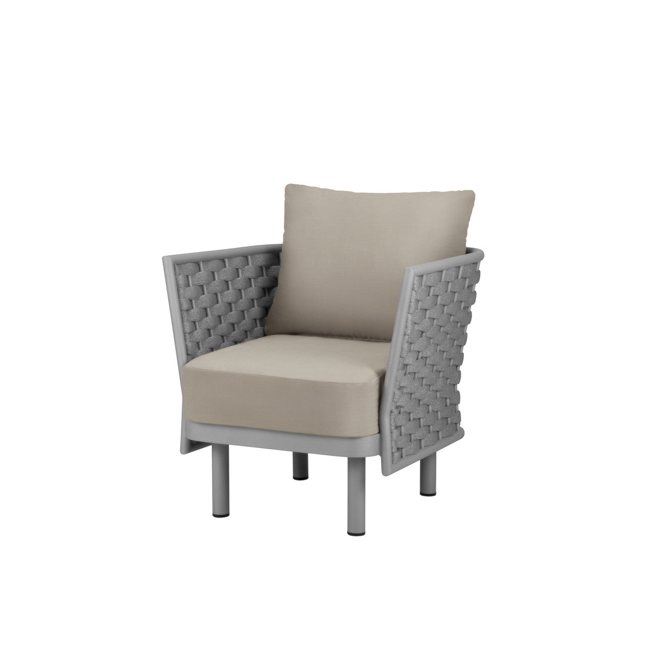 DecoScape Luxe Aluminum Outdoor Club Chair