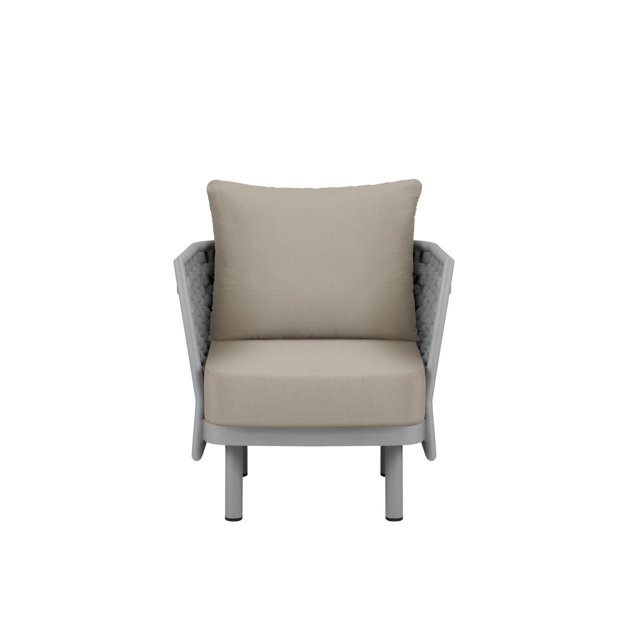 DecoScape Luxe Aluminum Outdoor Club Chair
