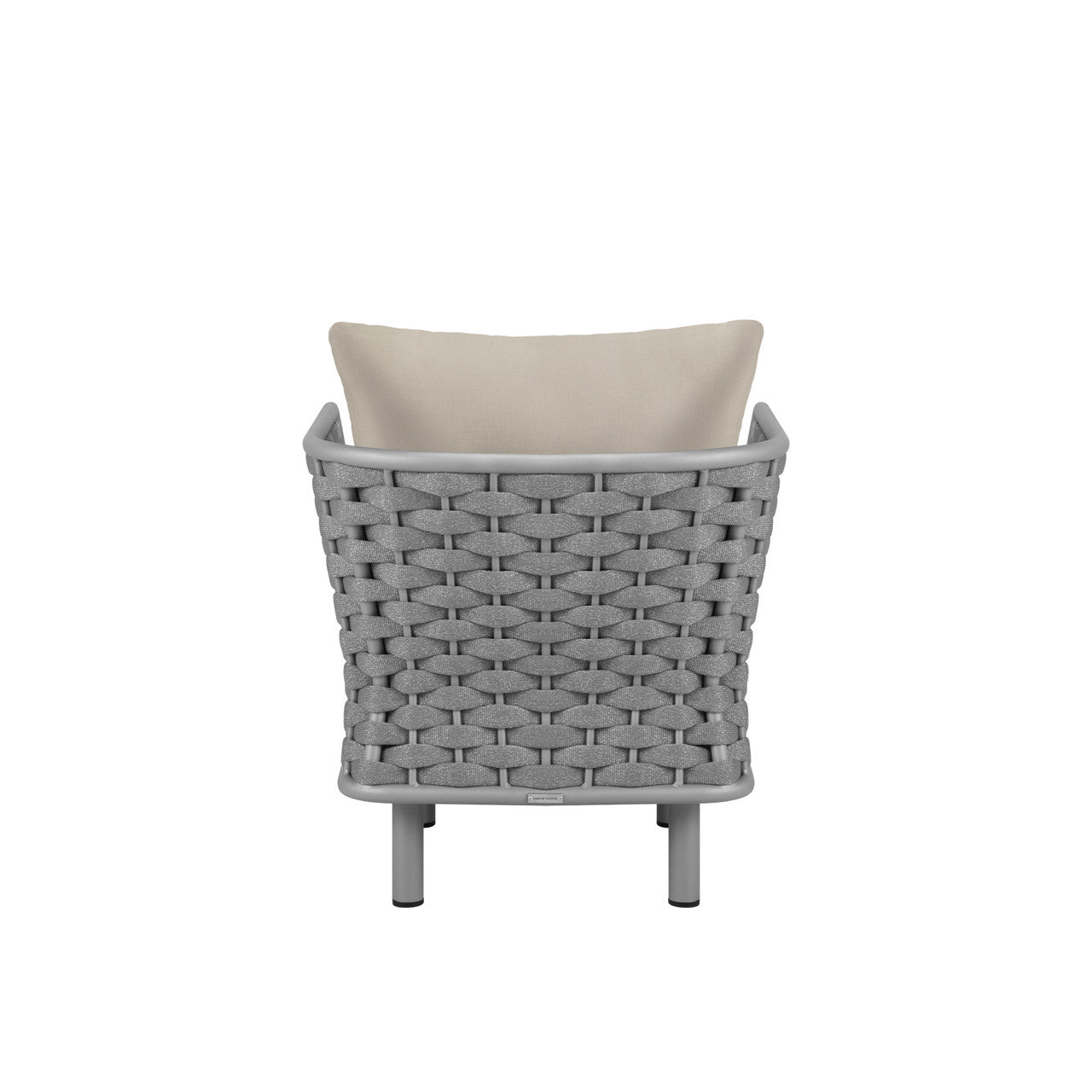 DecoScape Luxe Aluminum Outdoor Club Chair