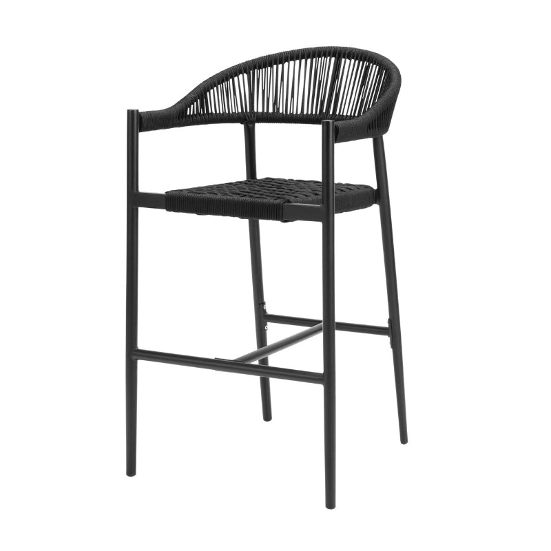DecoScape Skye Aluminum Outdoor Bar Arm Chair