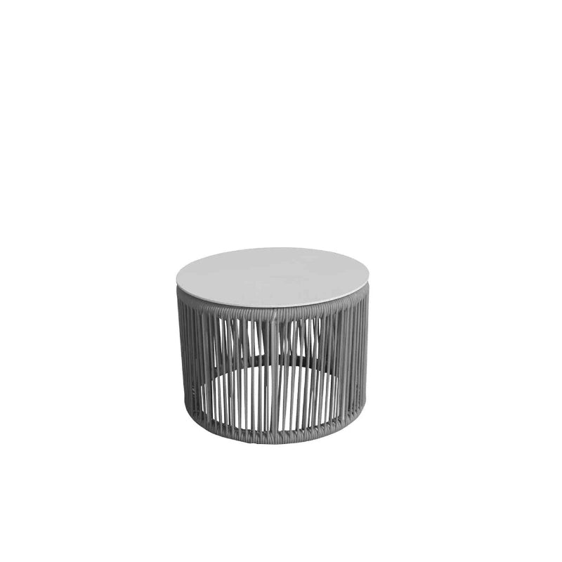 DecoScape Skye Aluminum Outdoor Round Side Table