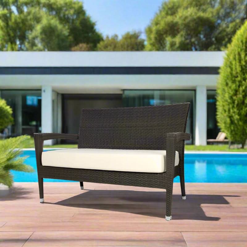 DecoScape Zen Outdoor Wicker Loveseat
