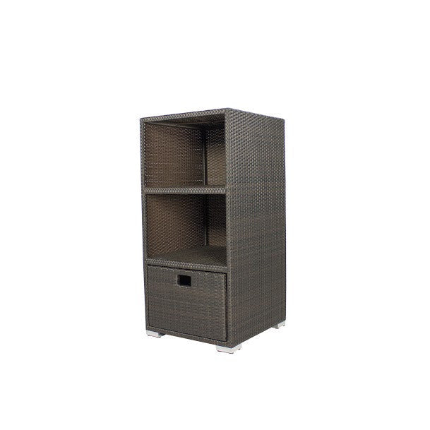 DecoScape Zen Wicker Towel Storage Cabinet