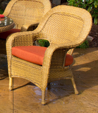 Tortuga Outdoor Sea Pines Resin Wicker Dining Chair