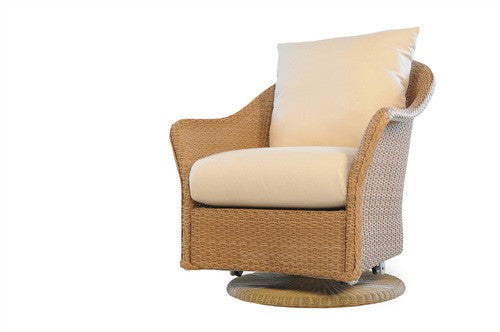 Replacement Cushions for Lloyd Flanders Weekend Retreat Wicker Swivel Glider Lounge Chair