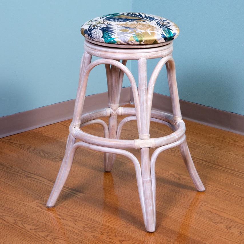 Alexander & Sheridan Universal Rattan Indoor 30" Backless Bar Stool