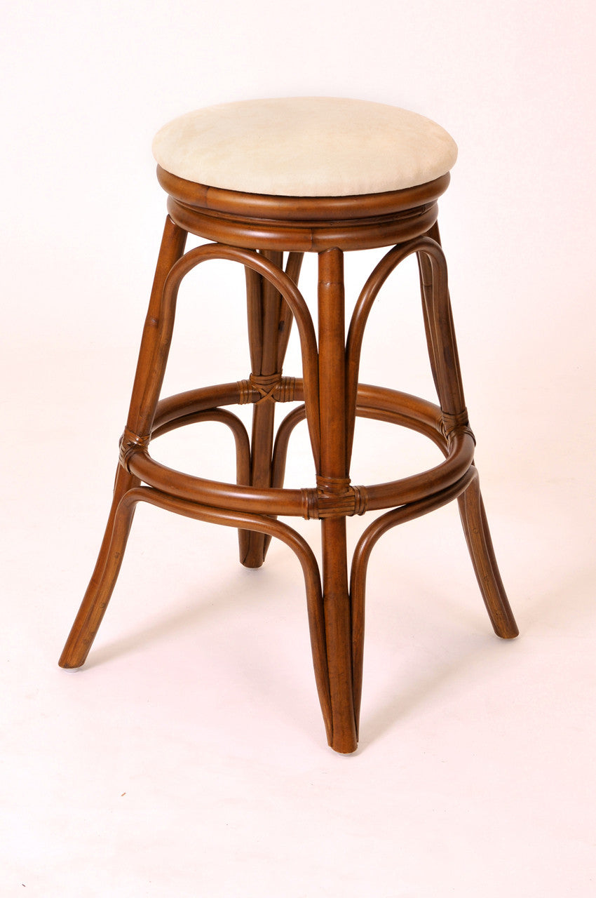 Alexander & Sheridan Universal Rattan Indoor 30" Backless Bar Stool