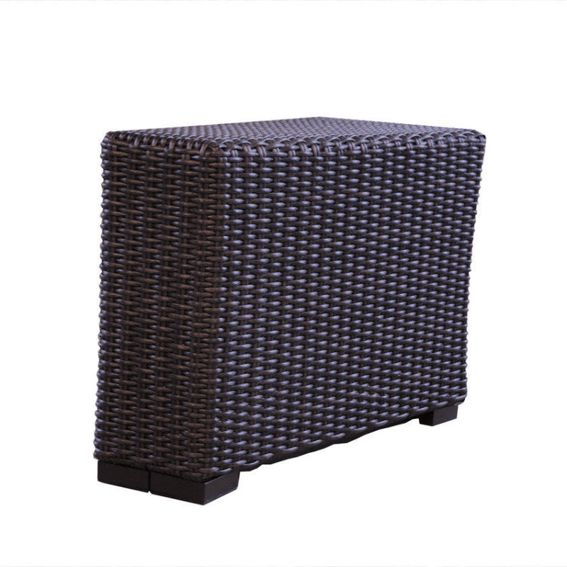 Lloyd Flanders Mesa Woven Vinyl Outdoor 2‑Person Conversation Set