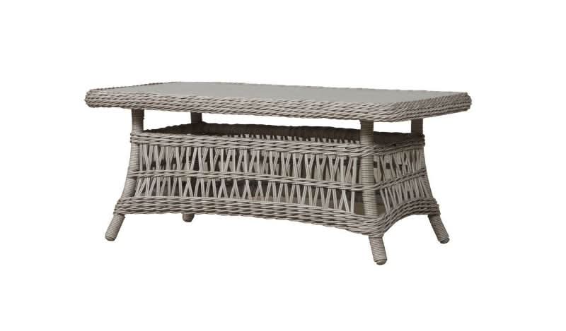 Lloyd Flanders Mackinac Woven Vinyl Outdoor 4-Person Loveseat Set