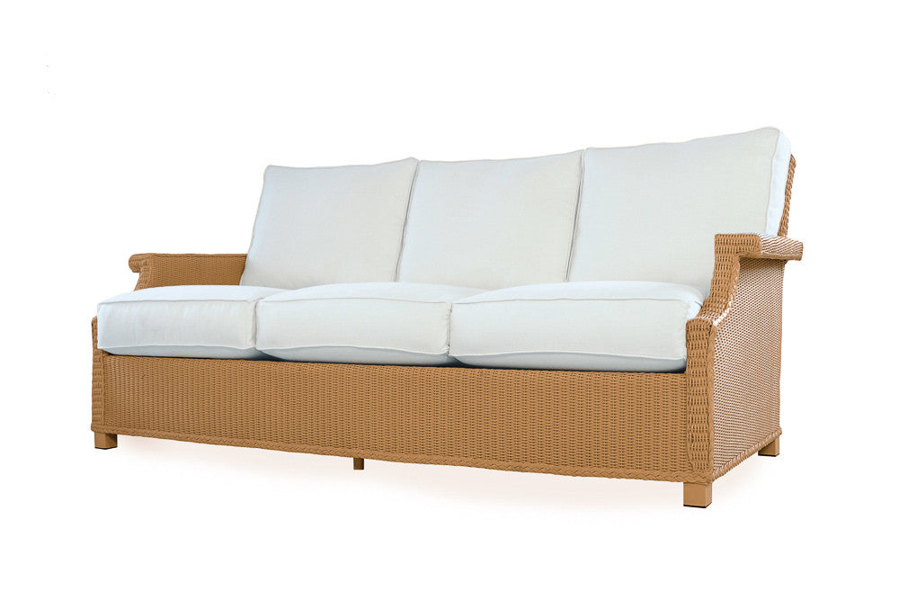 Lloyd Flanders Hamptons Wicker Outdoor Sofa