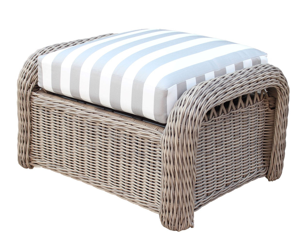South Sea Rattan Arcadia Wicker Outdoor Ottoman