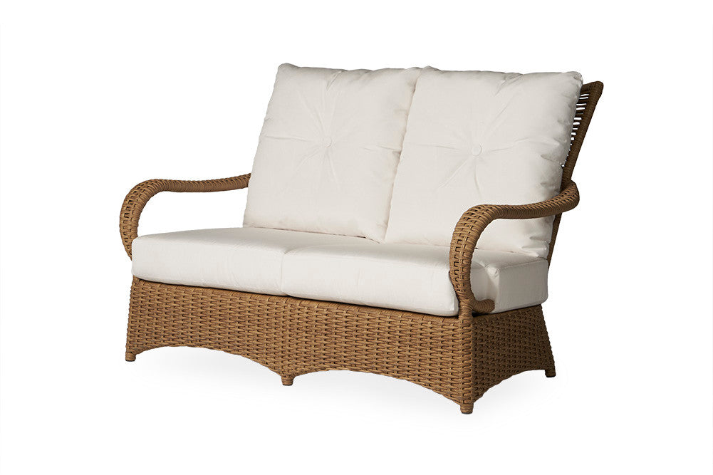 Lloyd Flanders Magnolia Woven Vinyl Outdoor Loveseat