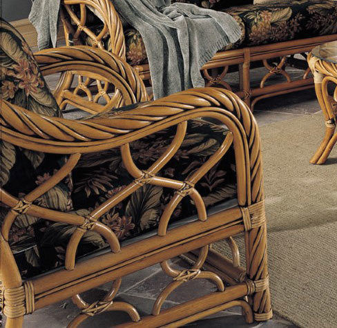 Replacement Cushions for South Sea Rattan New Twist Lounge Chair