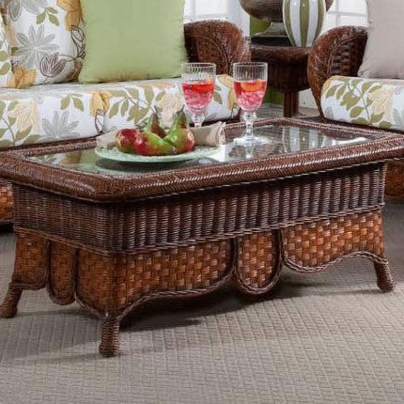 South Sea Rattan Autumn Morning Wicker Indoor Coffee Table