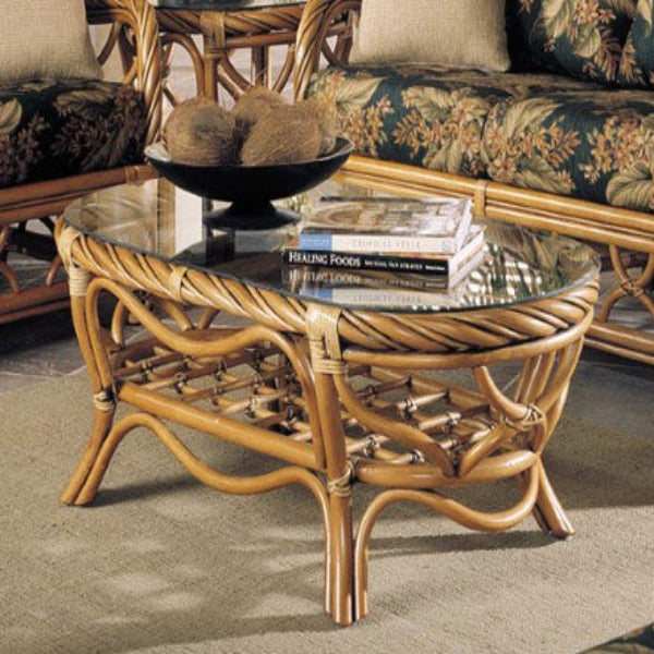 South Sea Rattan New Twist Indoor Coffee Table