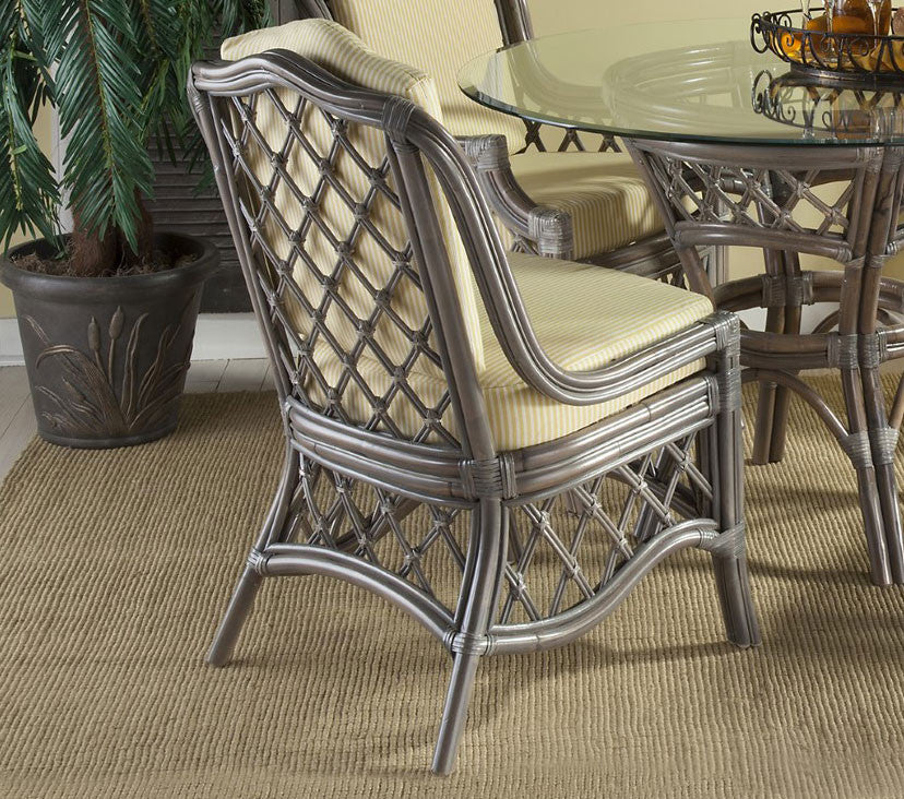 South Sea Rattan Nadine Rattan Indoor Dining Side Chair