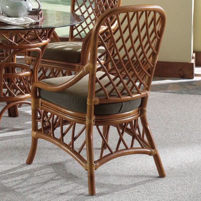 South Sea Rattan Antigua Rattan Indoor Dining Side Chair