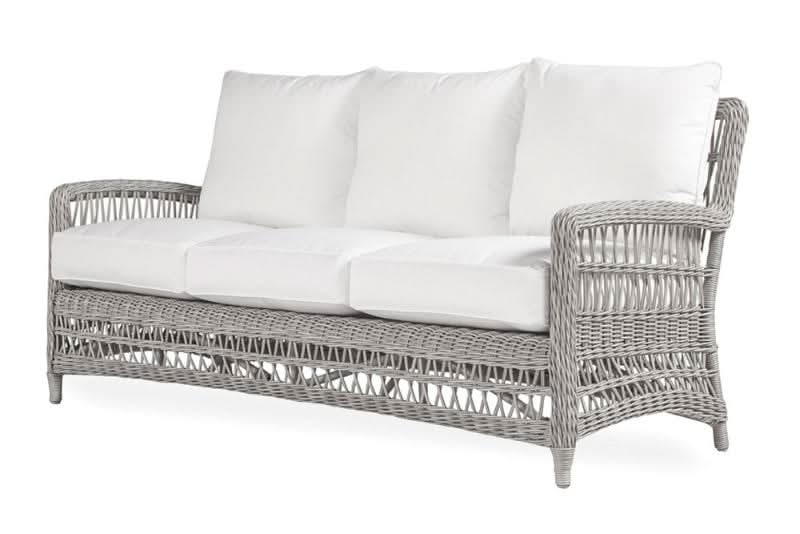 Lloyd Flanders Mackinac Woven Vinyl Outdoor 7-Person Conversation Set