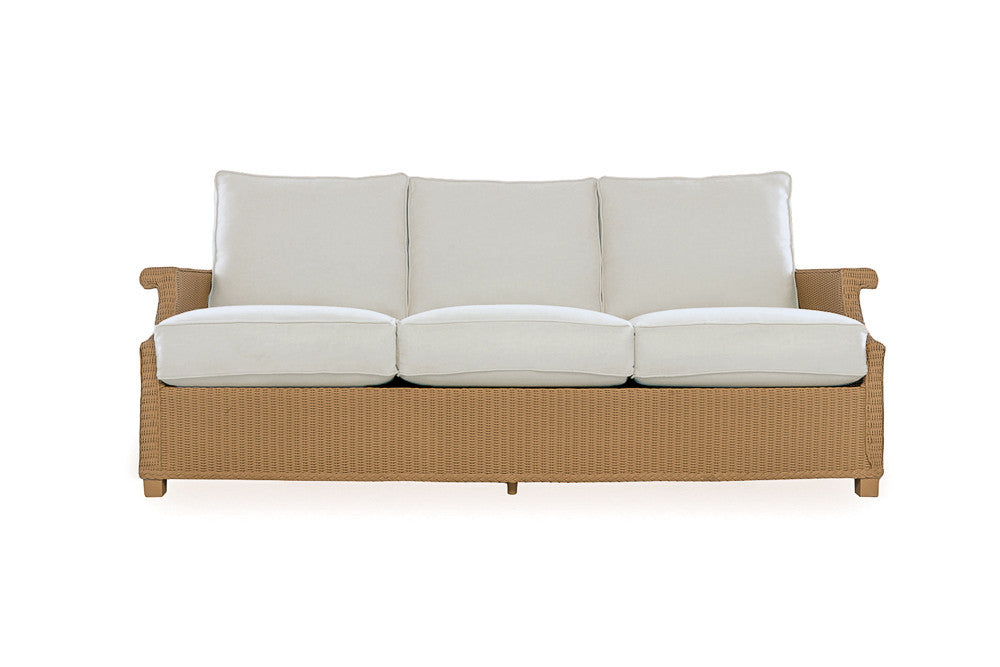 Lloyd Flanders Hamptons Wicker Outdoor Sofa