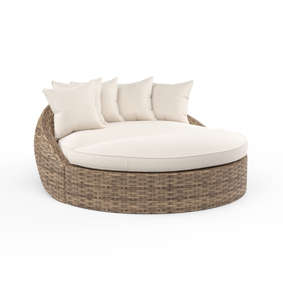 Sunset West Havana Outdoor Wicker Round Daybed