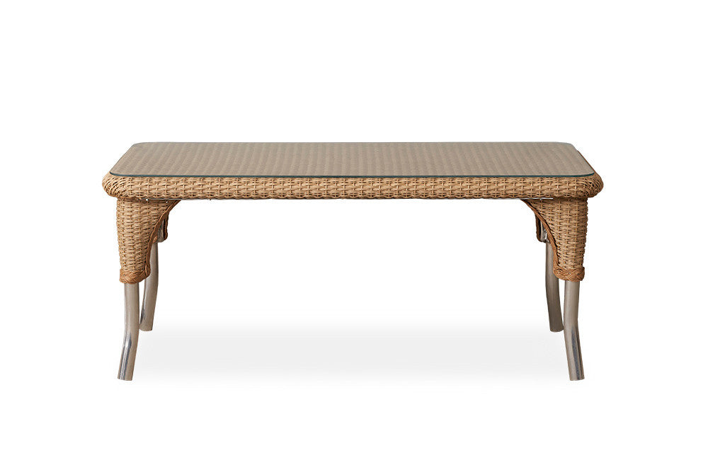 Lloyd Flanders Loom 42" Rectangular Cocktail Table