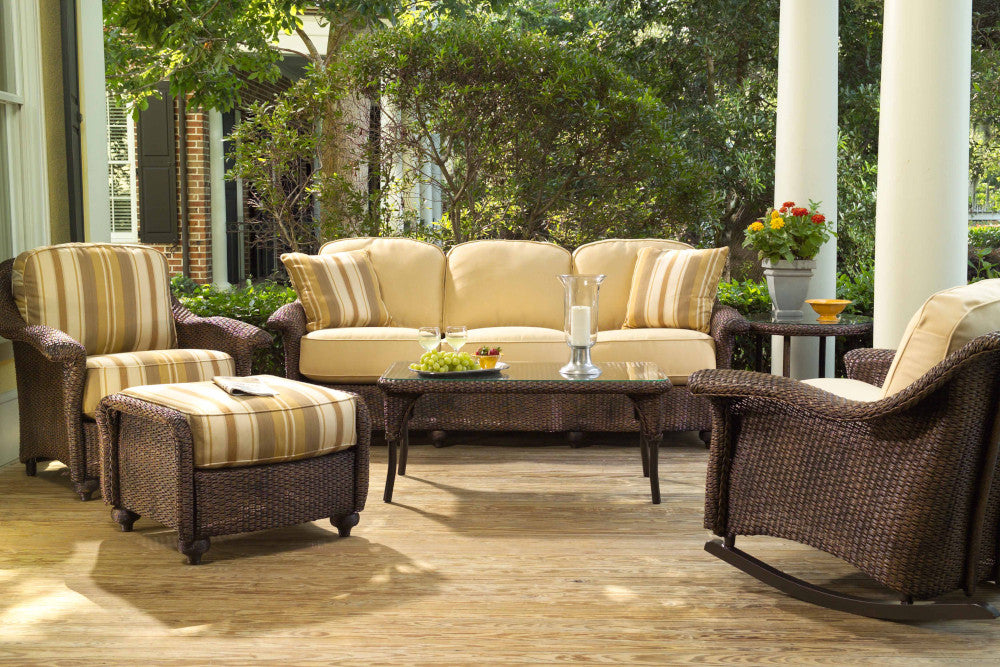 Lloyd Flanders Loom 42" Rectangular Cocktail Table
