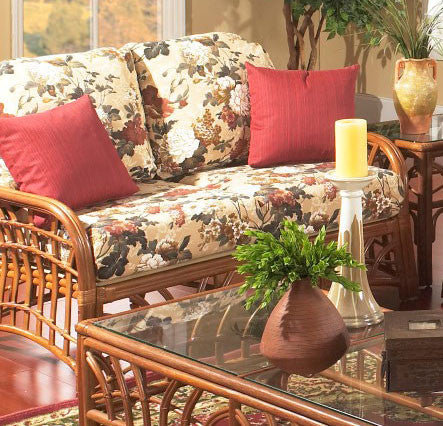 South Sea Rattan New Kauai Indoor Loveseat Image