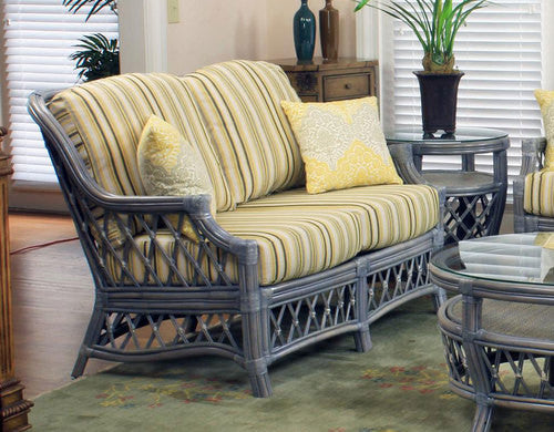 Replacement Cushions for South Sea Rattan Nadine Loveseat