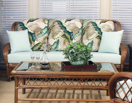 Replacement Cushions for South Sea Rattan Bali Sofa