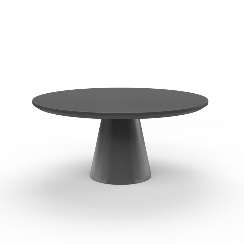 Sunset West Bazaar Pedestal Dining Table - Dark Grey