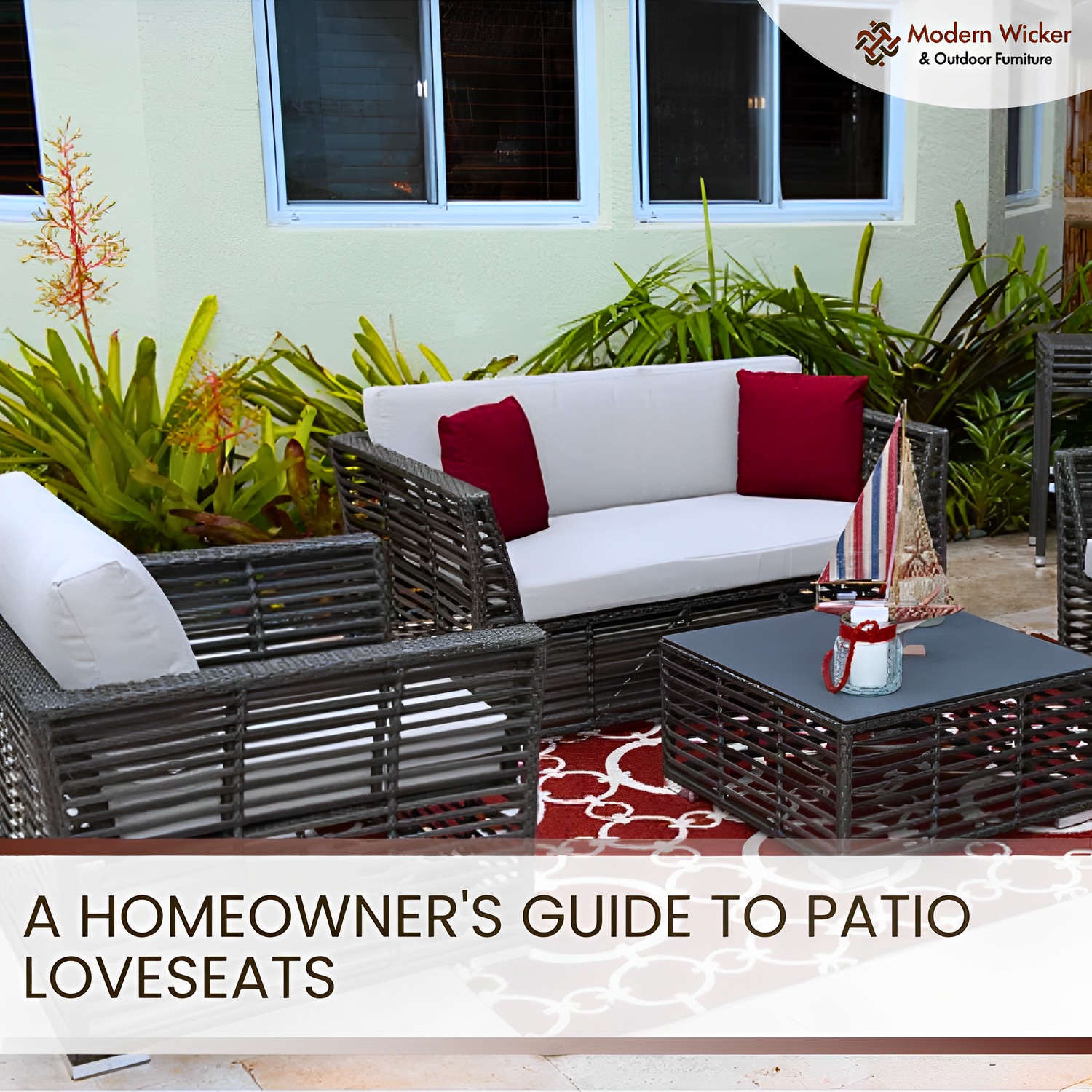 A Homeowner's Guide to Patio Loveseats