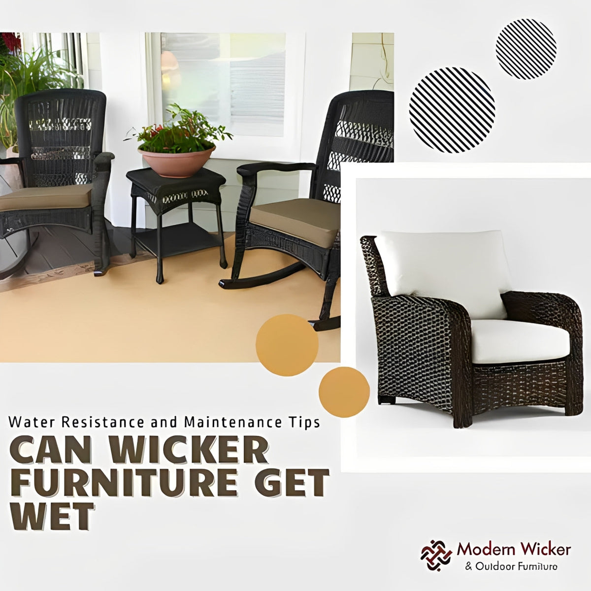 Can Wicker Furniture Get Wet? Water Resistance and Maintenance Tips