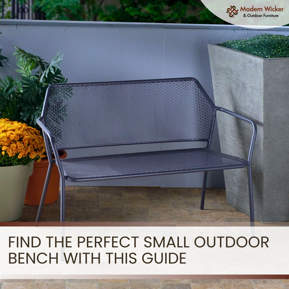 Find the Perfect Small Outdoor Bench With This Guide