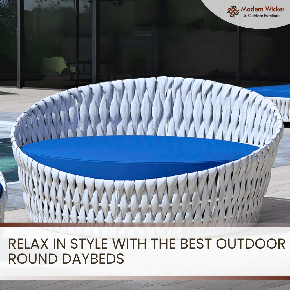 Relax in Style With the Best Outdoor Round Daybeds