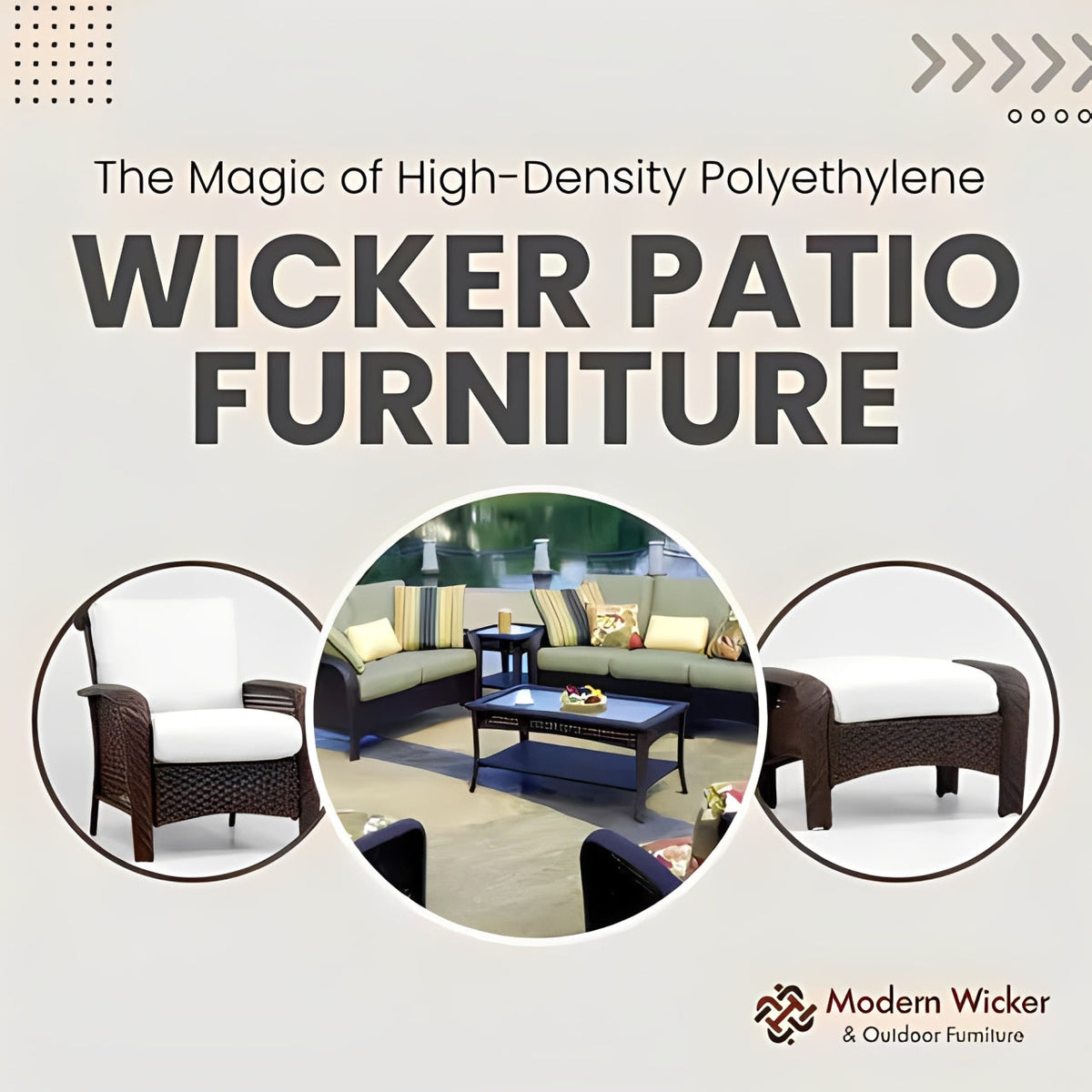 The Magic of High-Density Polyethylene Wicker Patio Furniture
