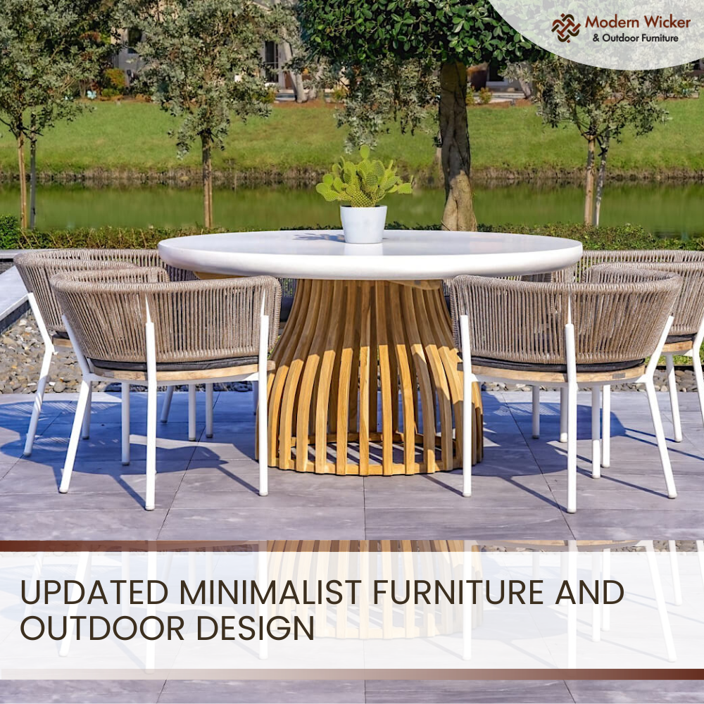 Updated Minimalist Furniture and Outdoor Design