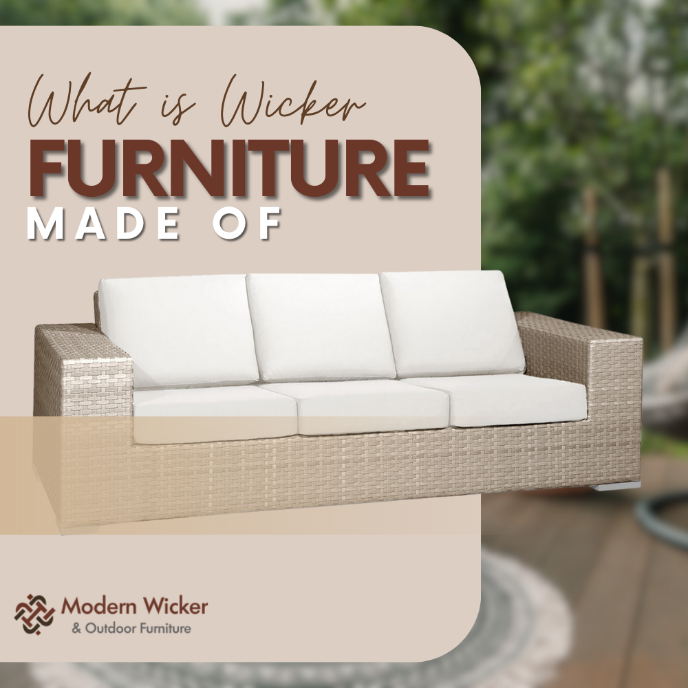What Is Wicker Furniture Made Of? Exploring This Classic Style