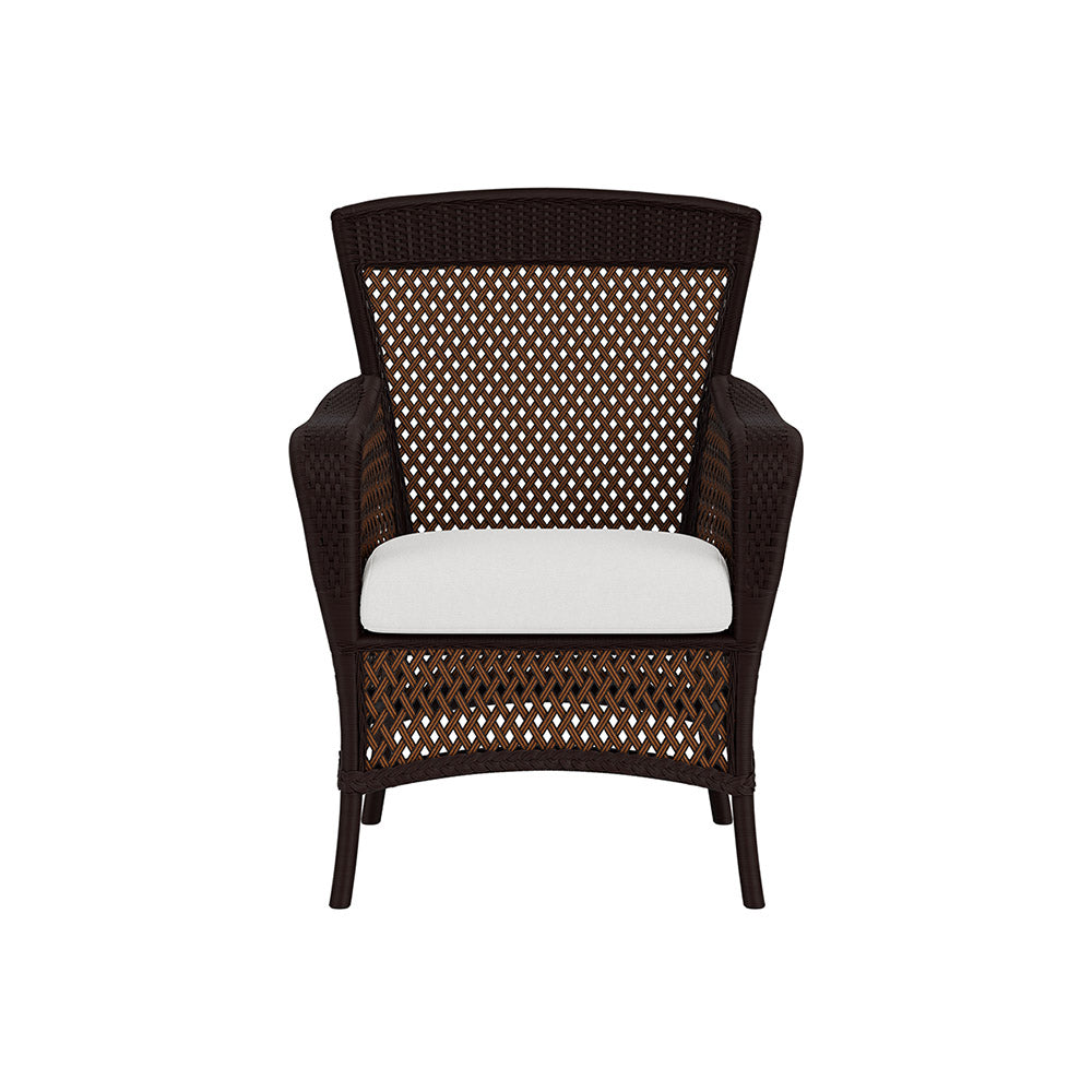 Lloyd Flanders Grand Traverse Wicker Outdoor Dining Arm Chair