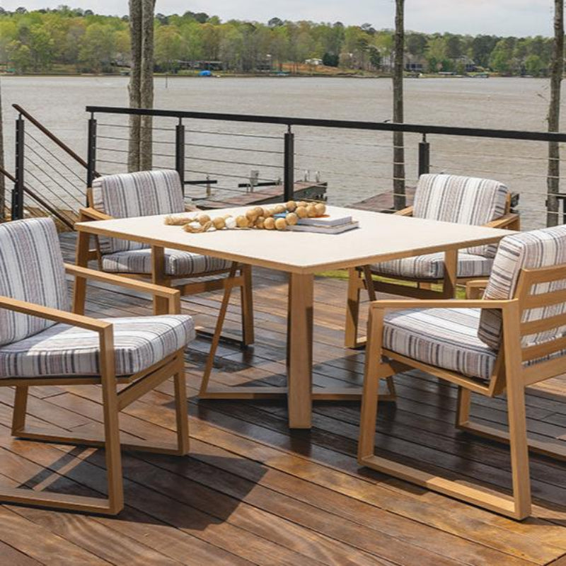Lloyd Flanders Pursuit Aluminum Outdoor 54" Square Dining Table