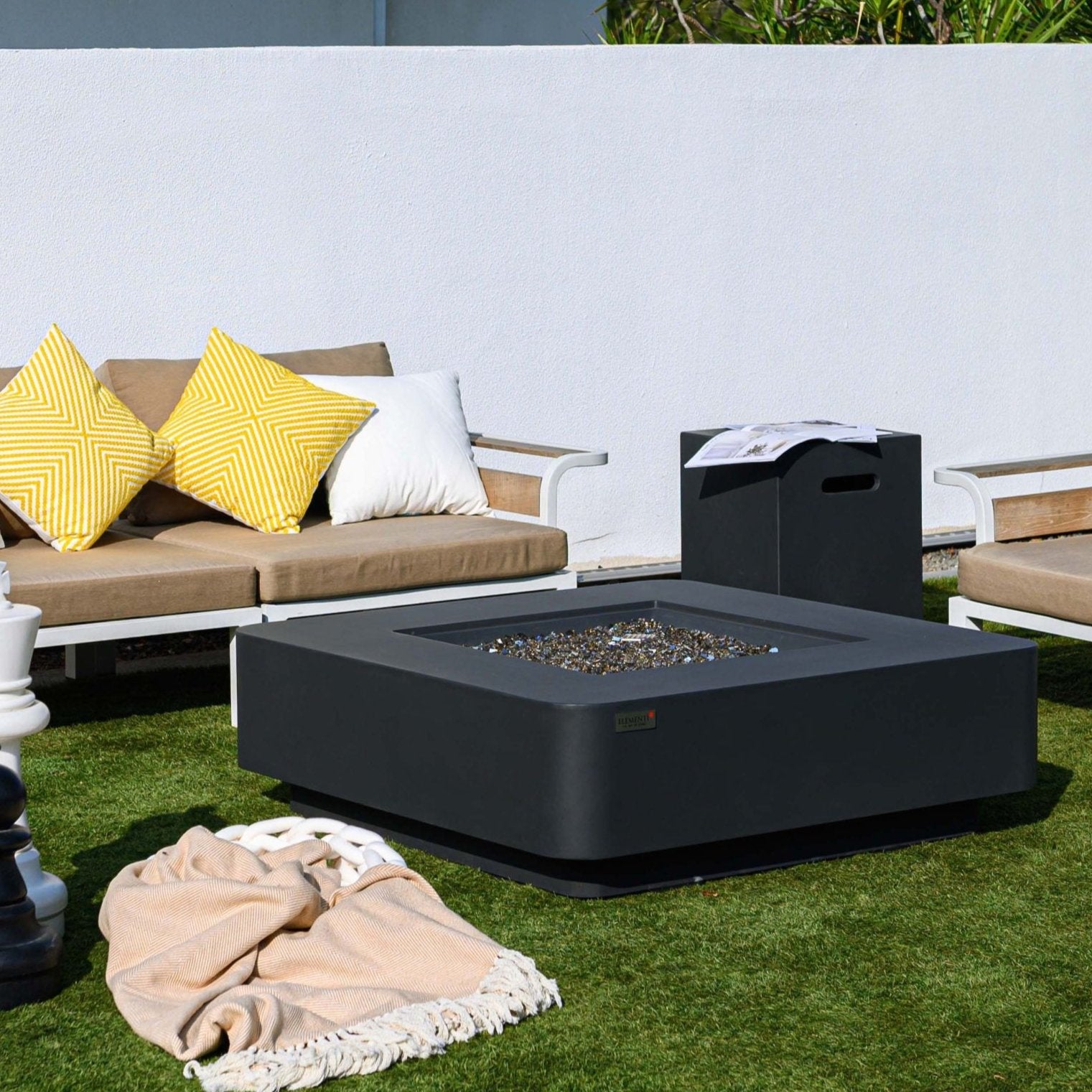 Elementi Plus Bergamo Fire Pit Table