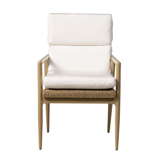 Lloyd Flanders Cascade Wicker Outdoor Dining Armchair