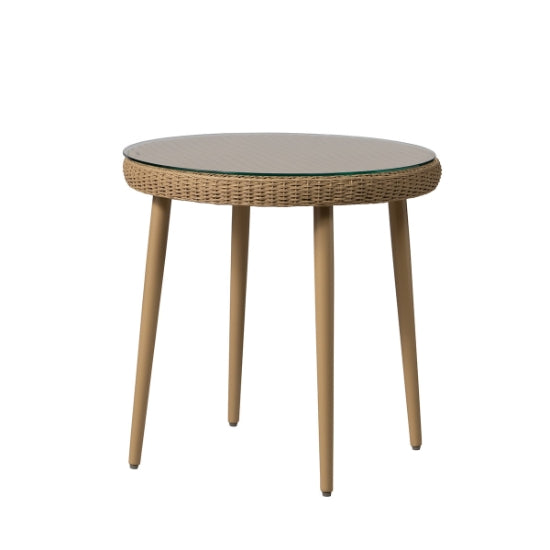 Lloyd Flanders Cascade Wicker Outdoor 22" Round End Table