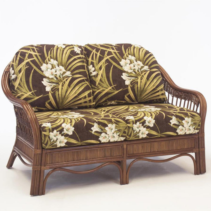 South Sea Rattan Bermuda Wicker Indoor 6-Person Living Room Set