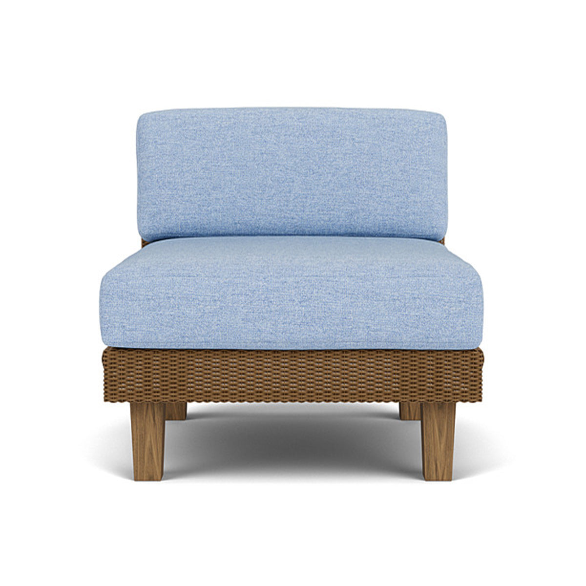 Lloyd Flanders Catalina Wicker Outdoor Armless Sectional Chair