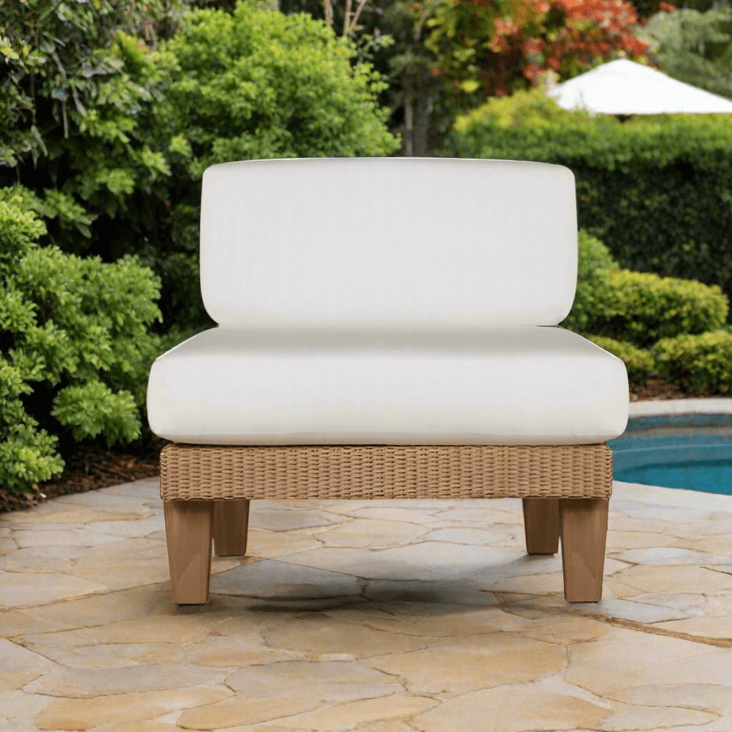 Lloyd Flanders Catalina Wicker Armless Sectional Chair