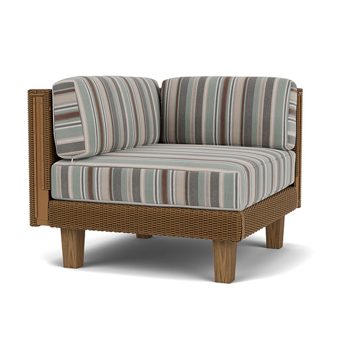 Lloyd Flanders Catalina Wicker Outdoor Corner Sectional Chair