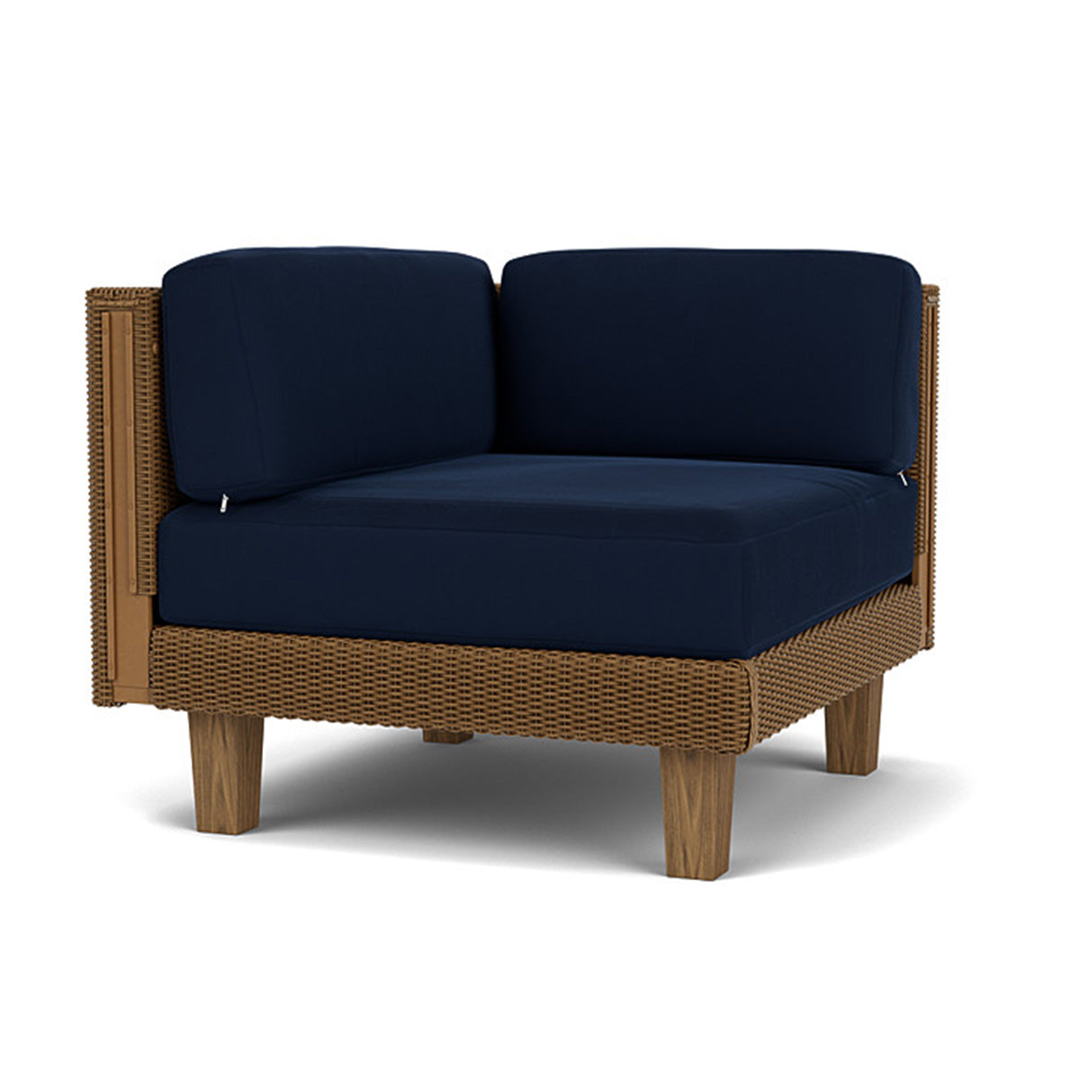 Lloyd Flanders Catalina Wicker Outdoor Corner Sectional Chair